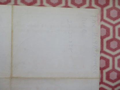 THE HIGH - POWERED RIFLE US HALF SHEET (22"x 28") POSTER WILLARD PARKER 1960 Movie posters