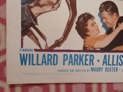 THE HIGH - POWERED RIFLE US HALF SHEET (22"x 28") POSTER WILLARD PARKER 1960 Movie posters