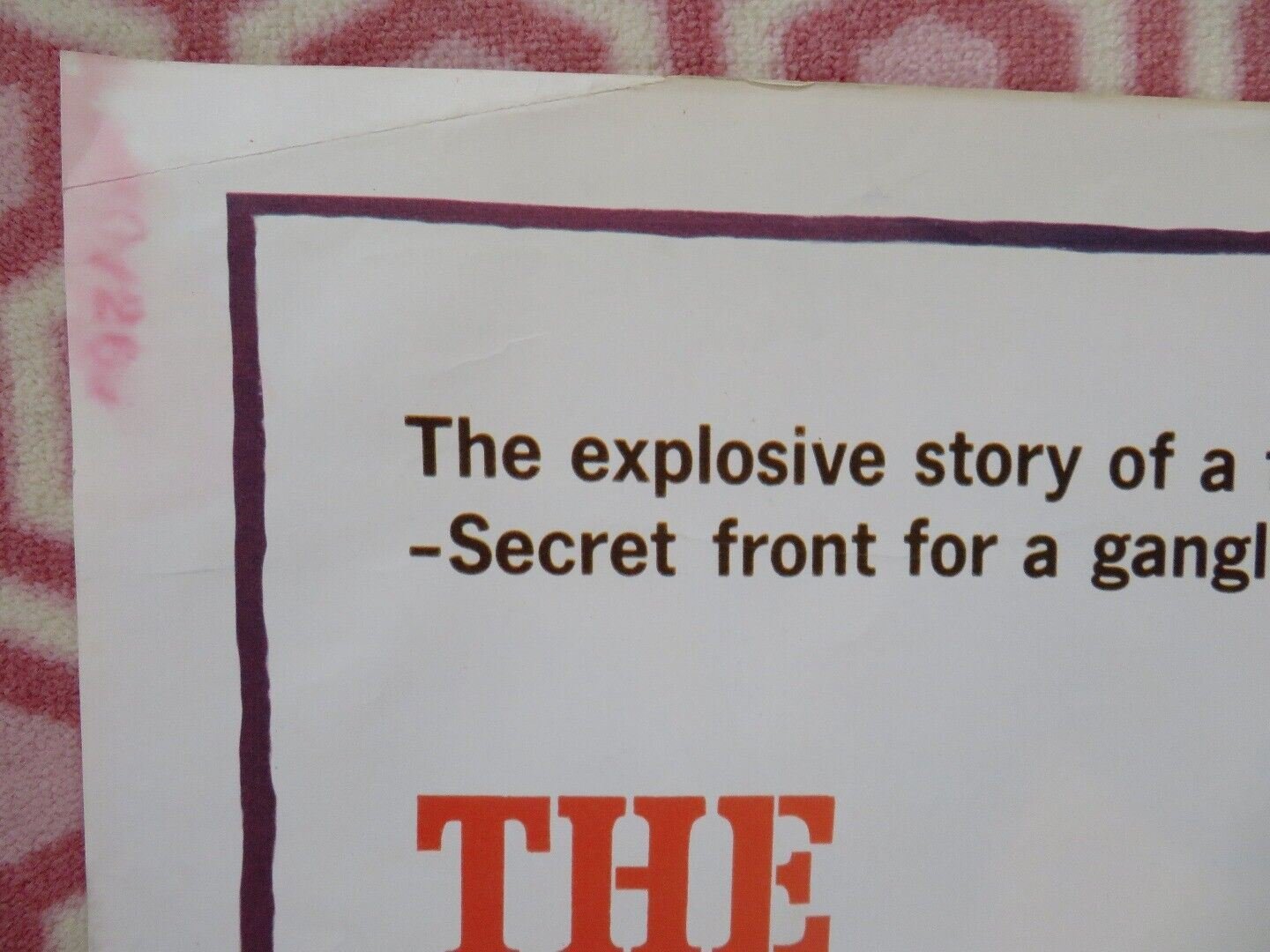 THE HIGH - POWERED RIFLE US HALF SHEET (22"x 28") POSTER WILLARD PARKER 1960 Movie posters