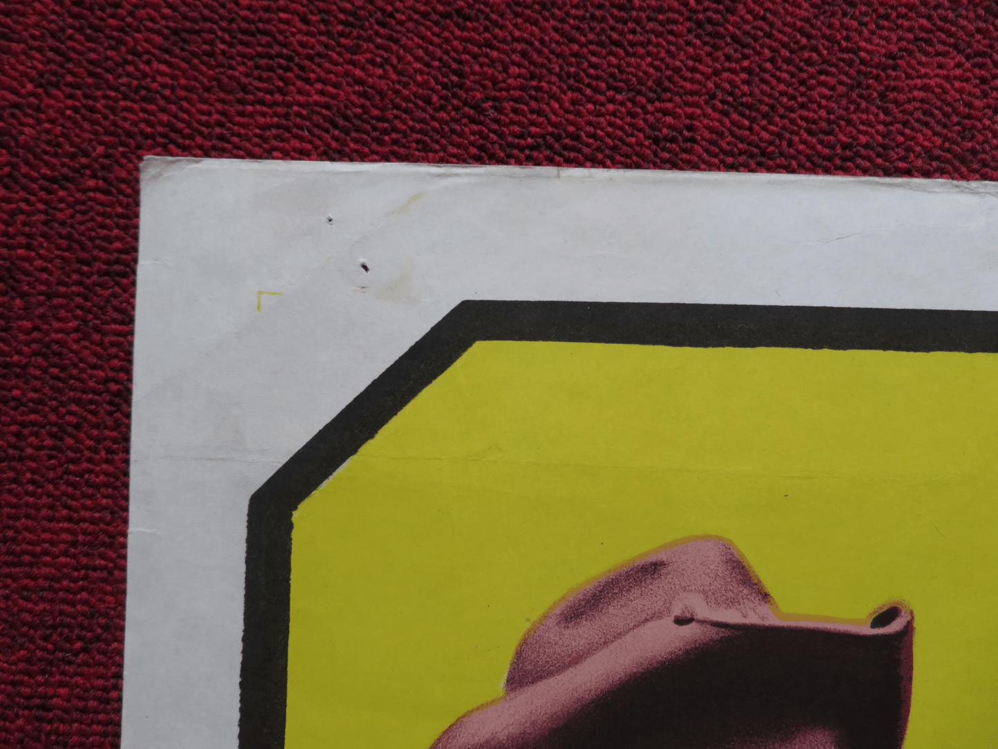 THE HILLS RUN RED FOLDED ARGENTINA ONE SHEET POSTER THOMAS HUNTER HENRY SILVA Rendezvous Cinema Movie posters