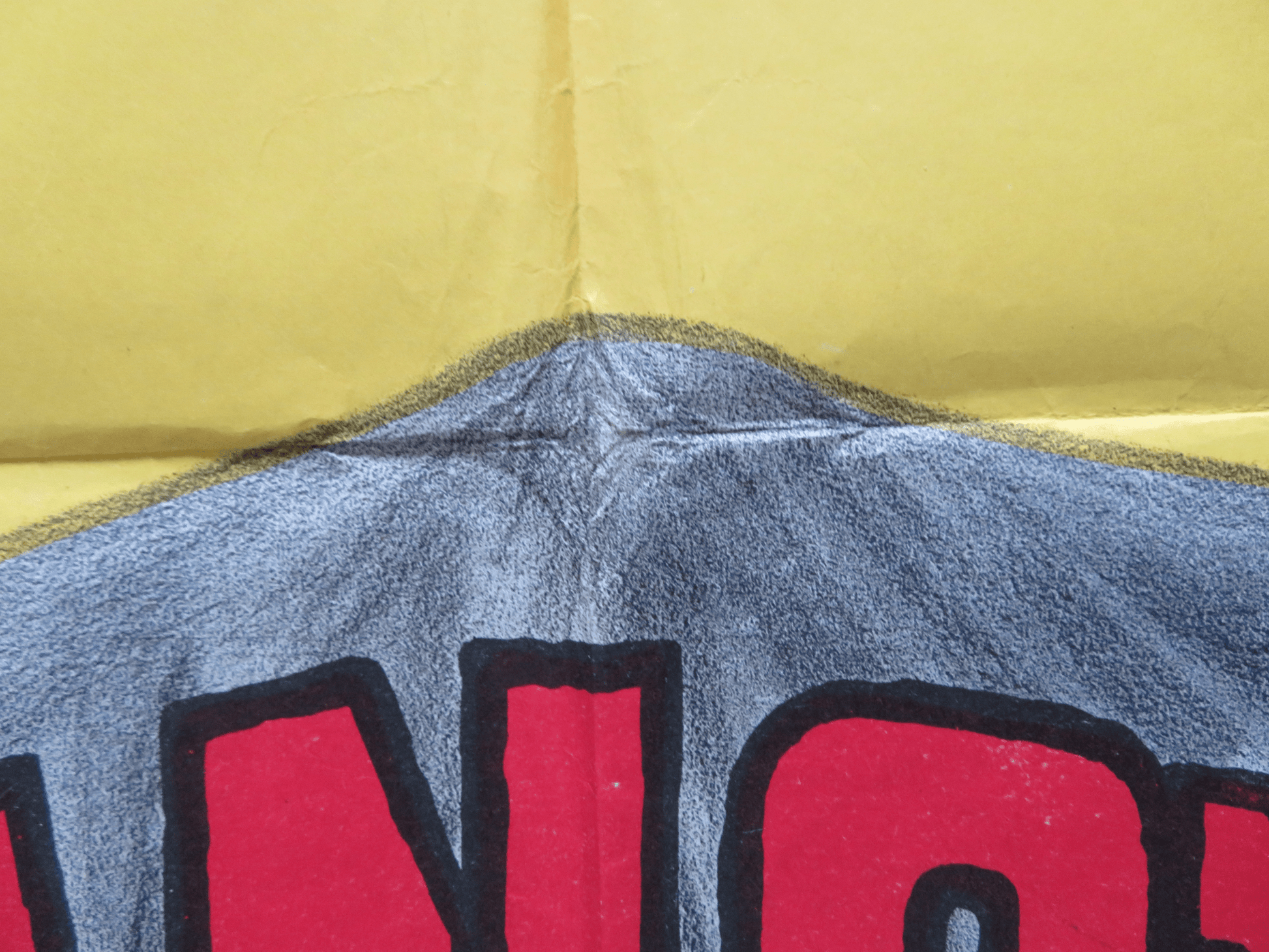 THE HILLS RUN RED FOLDED ARGENTINA ONE SHEET POSTER THOMAS HUNTER HENRY SILVA Rendezvous Cinema Movie posters