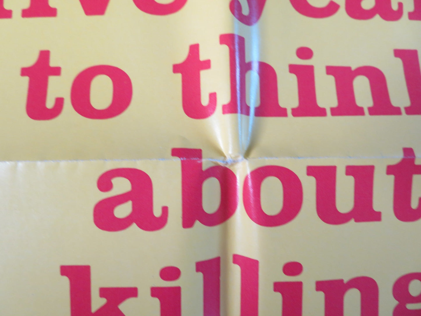 THE HILLS RUN RED FOLDED US ONE SHEET POSTER THOMAS HUNTER HENRY SILVA 1967 Rendezvous Cinema Movie posters