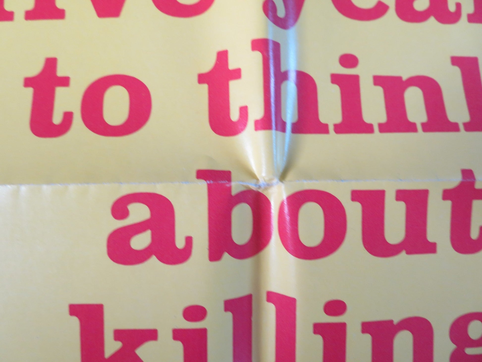 THE HILLS RUN RED FOLDED US ONE SHEET POSTER THOMAS HUNTER HENRY SILVA 1967 Rendezvous Cinema Movie posters