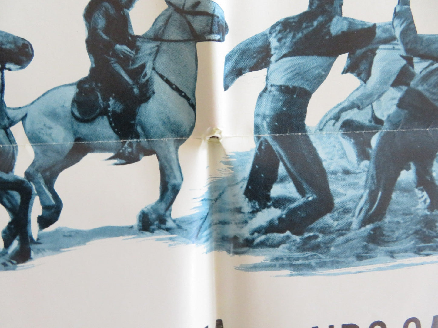 THE HILLS RUN RED FOLDED US ONE SHEET POSTER THOMAS HUNTER HENRY SILVA 1967 Rendezvous Cinema Movie posters