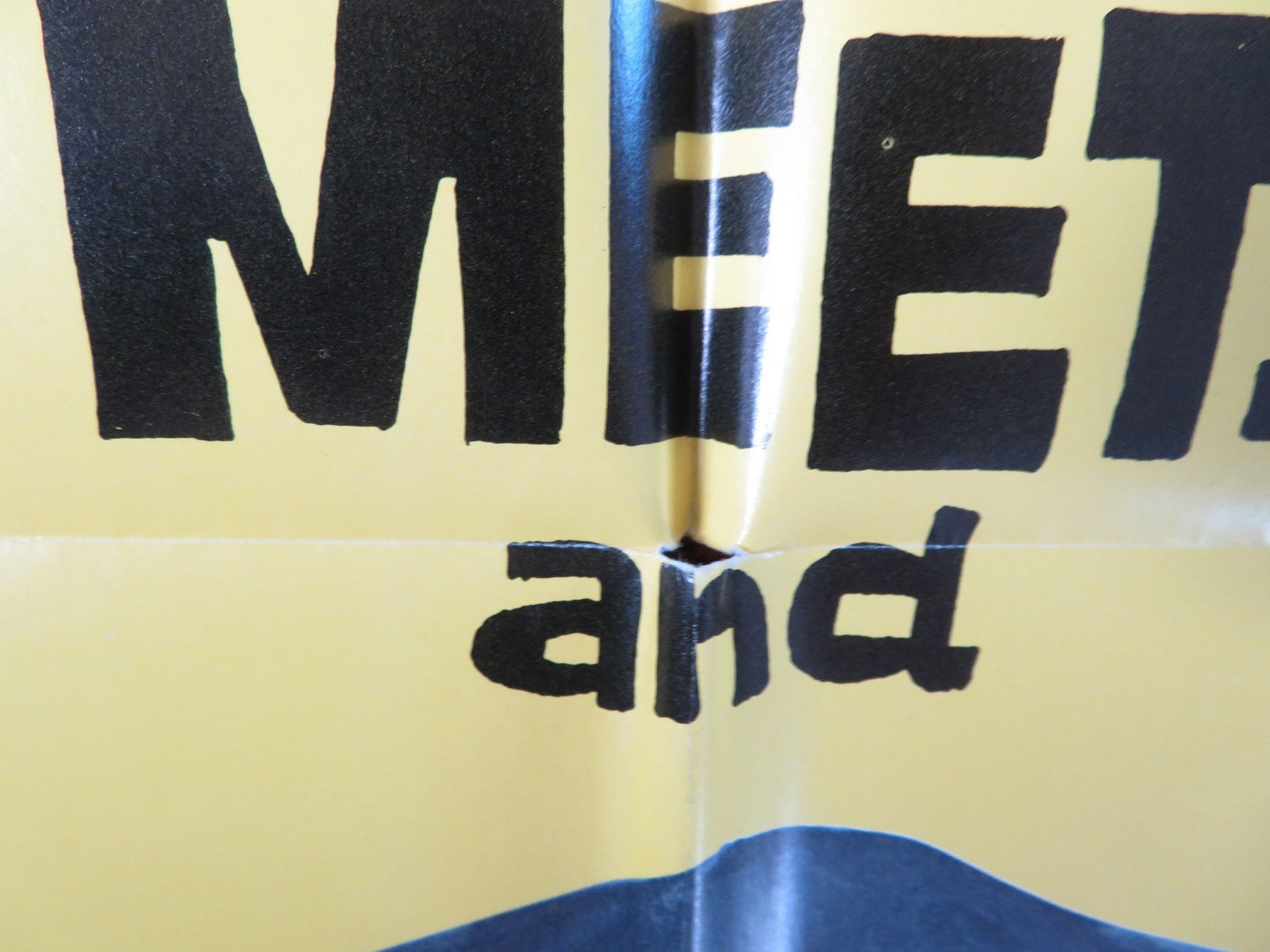 THE HILLS RUN RED FOLDED US ONE SHEET POSTER THOMAS HUNTER HENRY SILVA 1967 Rendezvous Cinema Movie posters