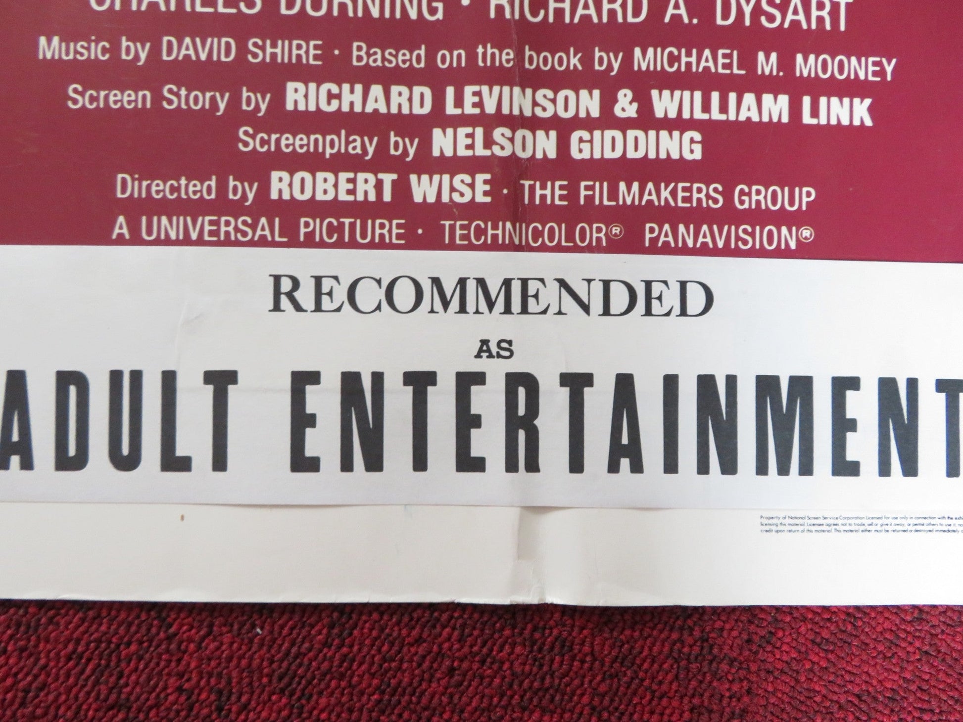 THE HINDENBURG US HALF SHEET (22"x 28") POSTER GEORGE C. SCOTT A. BANCROFT 1975 Rendezvous Cinema Movie posters