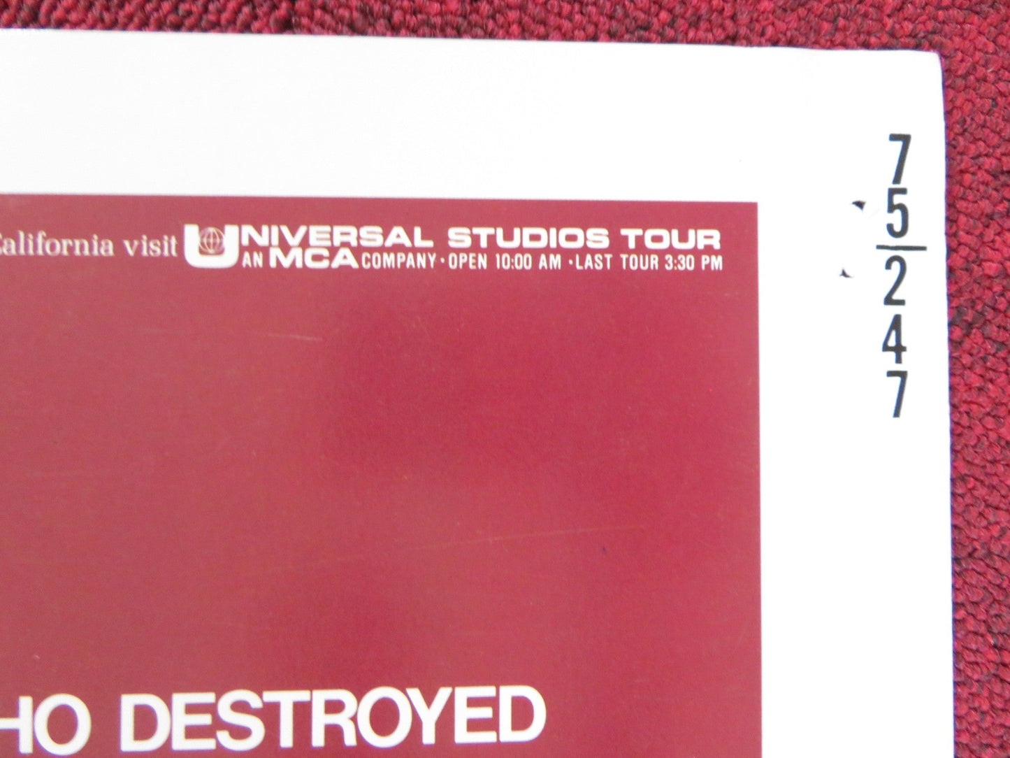 THE HINDENBURG US HALF SHEET (22"x 28") POSTER GEORGE C. SCOTT A. BANCROFT 1975 Rendezvous Cinema Movie posters