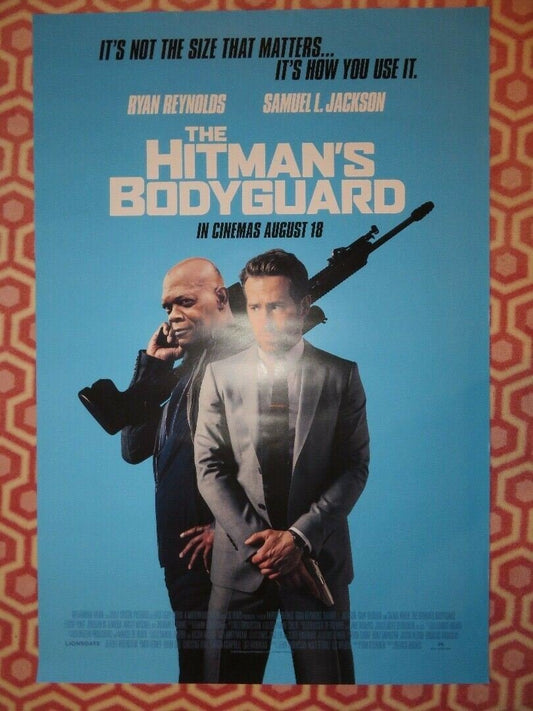 THE HITMAN'S BODYGUARD UK ONE SHEET (27"x 41") ROLLED POSTER RYAN REYNOLDS 2017 Rendezvous Cinema Movie posters