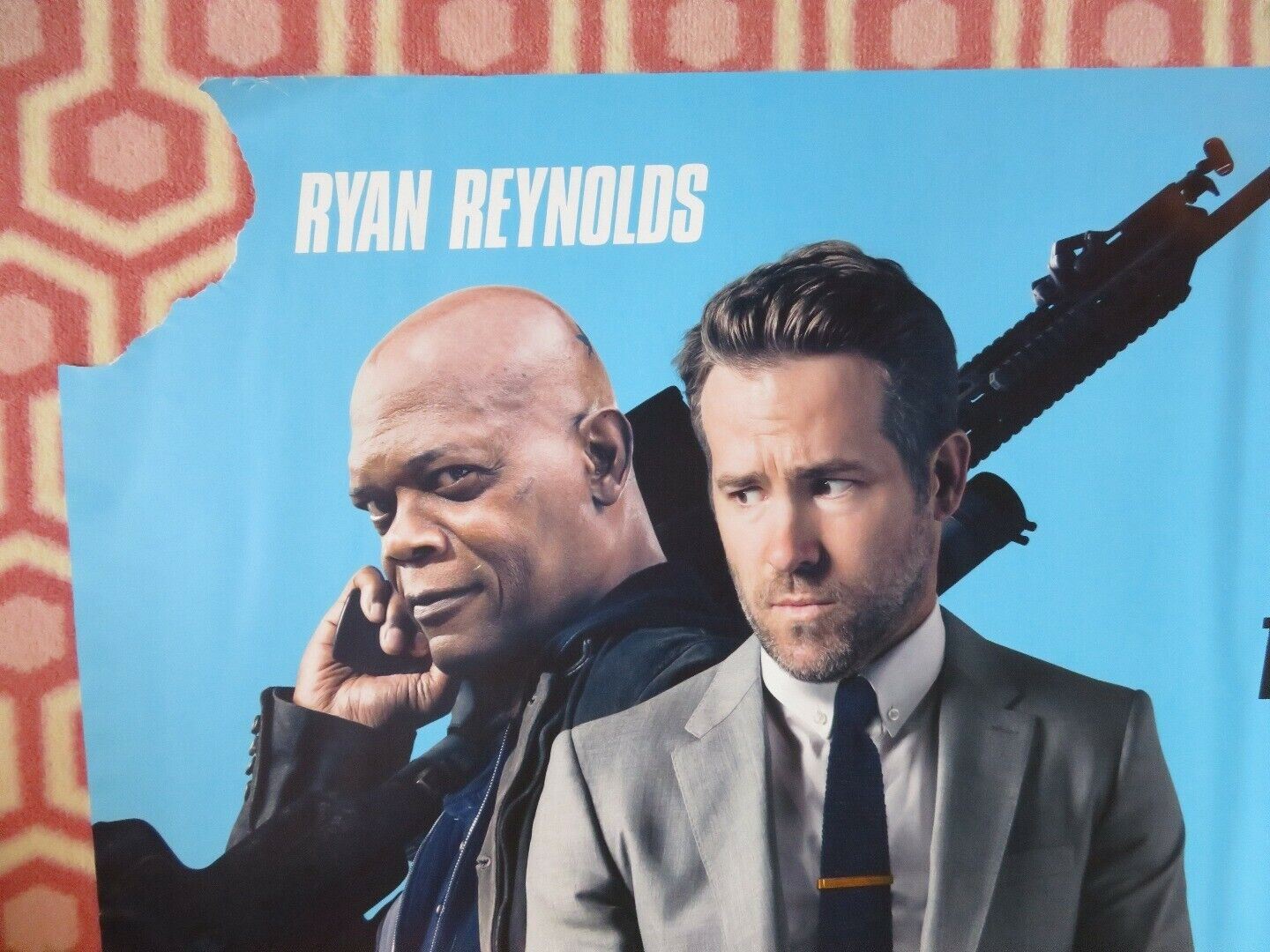THE HITMANS'S BODYGUARD BRITISH QUAD (30"x 40") ROLLED POSTER RYAN REYNOLDS 2017 Movie posters