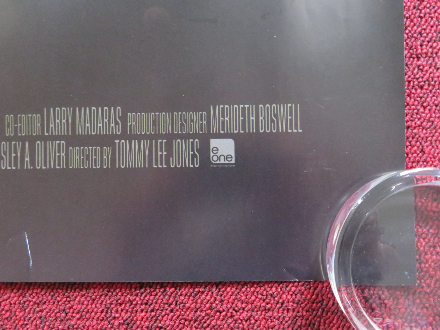 THE HOMESMAN UK QUAD (30"x 40") ROLLED POSTER TOMMY LEE JONES HILARY SWANK 2014 Rendezvous Cinema Movie posters