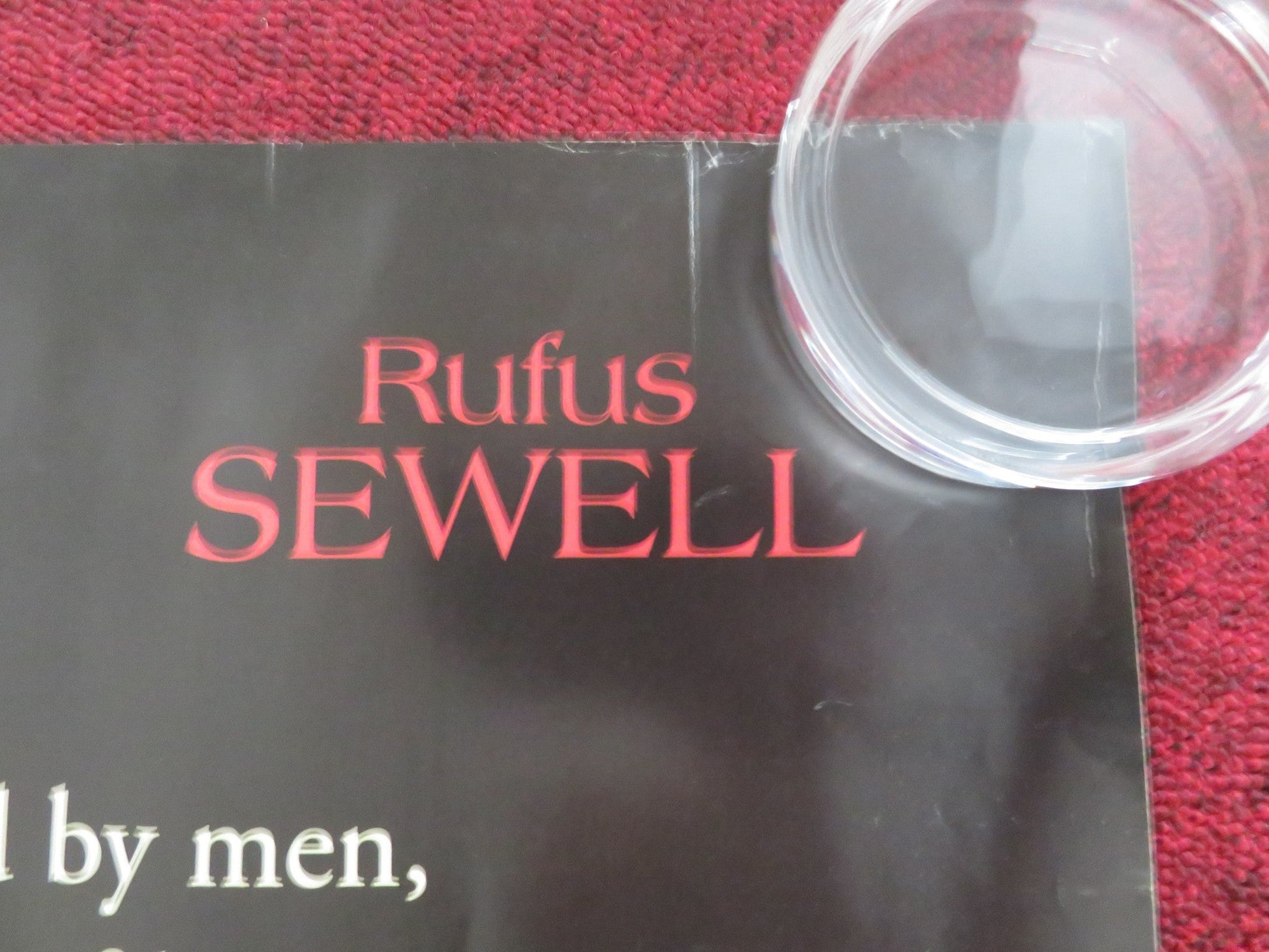 THE HONEST COURTESAN UK QUAD (30"x 40") ROLLED POSTER RUFUS SEWELL 1998 Rendezvous Cinema Movie posters