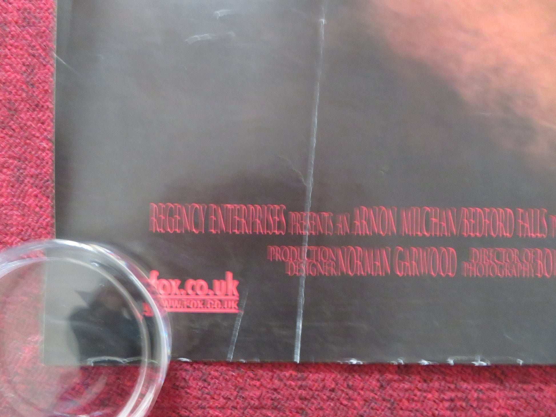 THE HONEST COURTESAN UK QUAD (30"x 40") ROLLED POSTER RUFUS SEWELL 1998 Rendezvous Cinema Movie posters