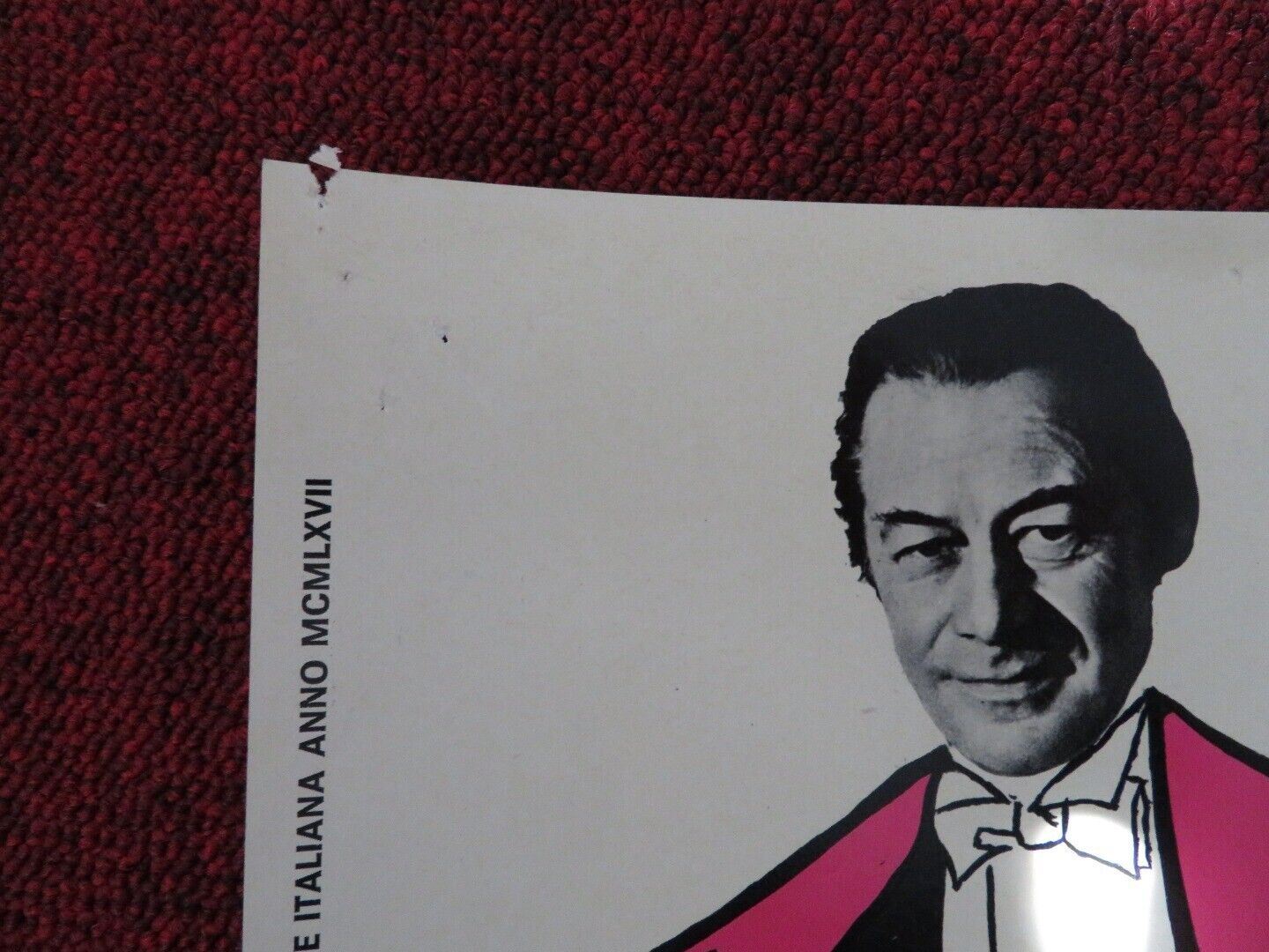 THE HONEY POT / MASQUERADE - D ITALIAN FOTOBUSTA POSTER REX HARRISON 1967 Movie posters