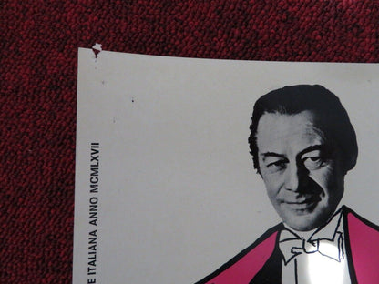 THE HONEY POT / MASQUERADE - D ITALIAN FOTOBUSTA POSTER REX HARRISON 1967 Movie posters