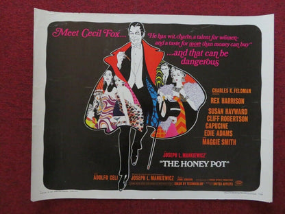 THE HONEY POT US HALF SHEET (22"x 28") POSTER REX HARRISON MAGGIE SMITH 1967 Movie posters