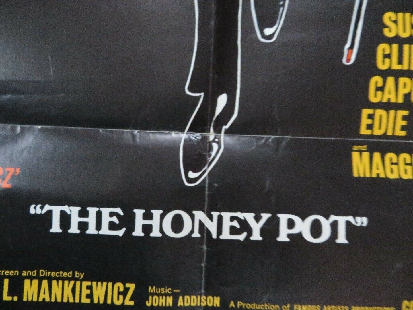 THE HONEY POT US ONE SHEET POSTER MAGGIE SMITH REX HARRISON 1967 - Rendezvous Cinema