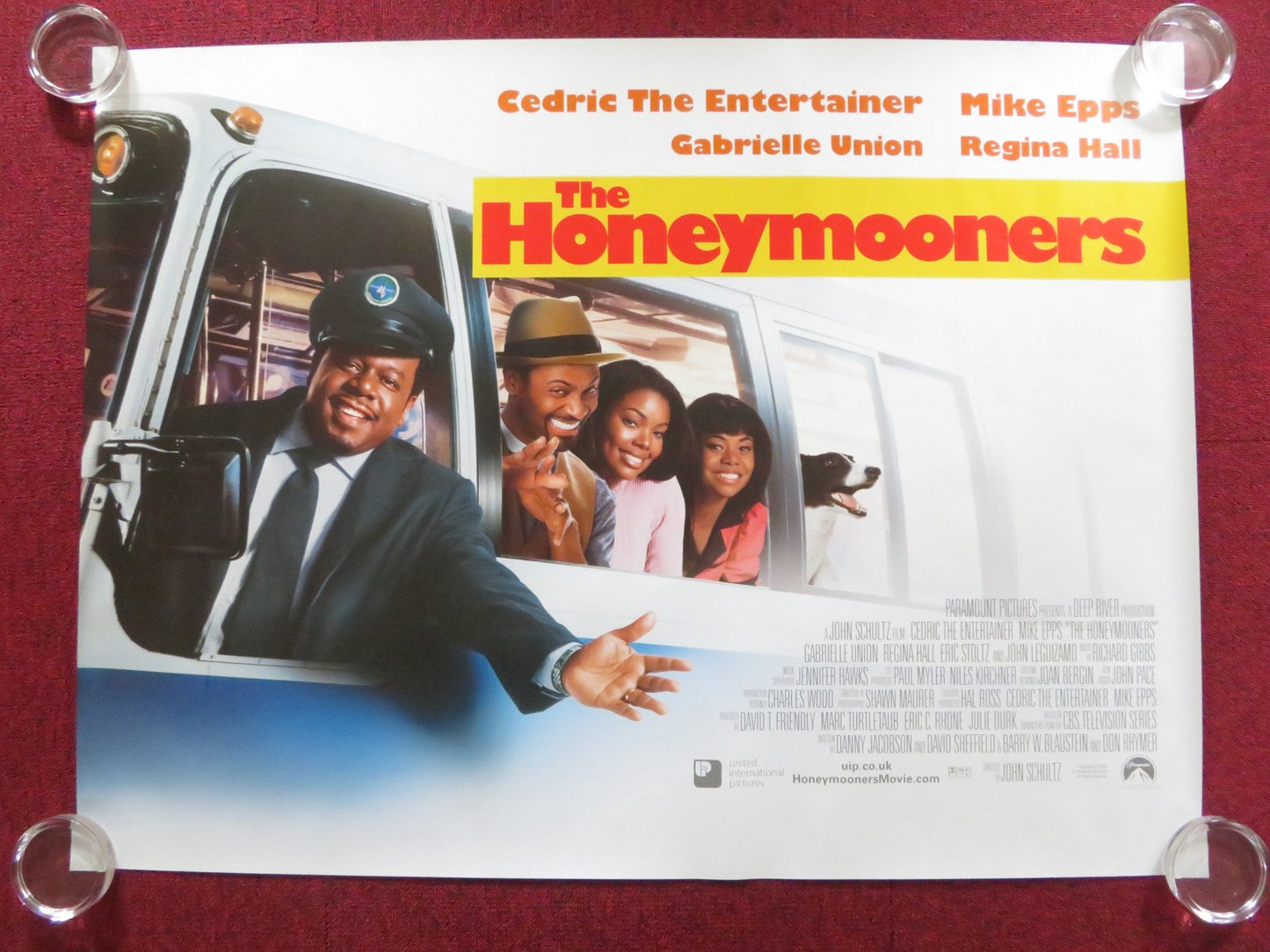 THE HONEYMOONERS UK QUAD (30"x 40") ROLLED POSTER CEDRIC THE ENTERTAINER 2005 Rendezvous Cinema Movie posters