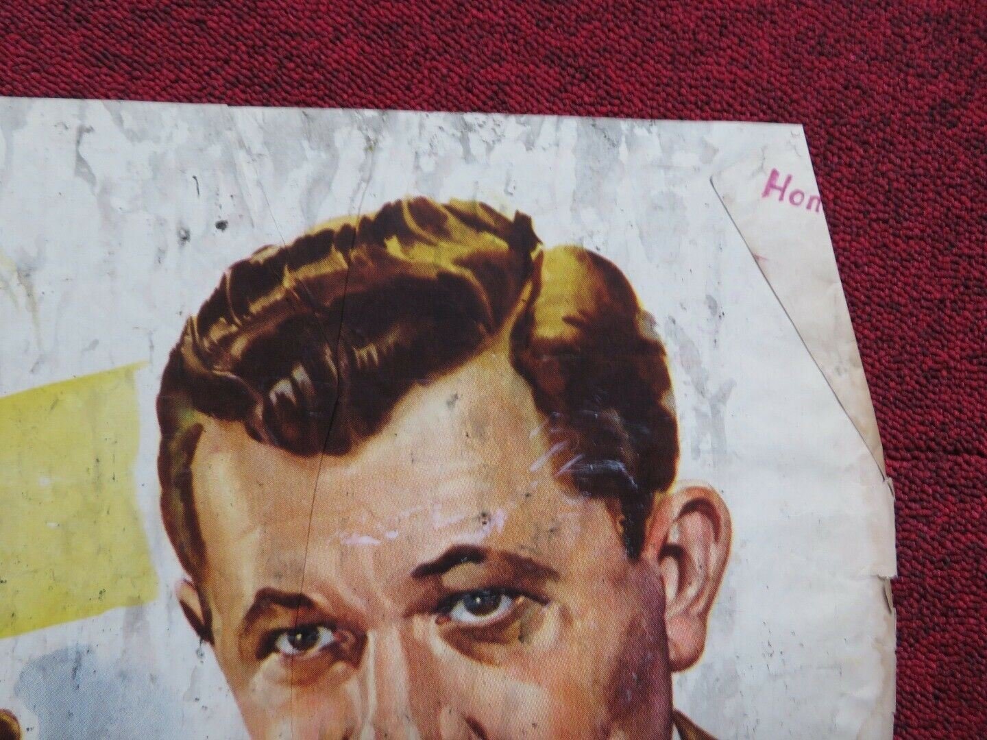 THE HONEYMOON'S OVER FOLDED US ONE SHEET POSTER STUART ERWIN M. WEAVER 1939 - Rendezvous Cinema