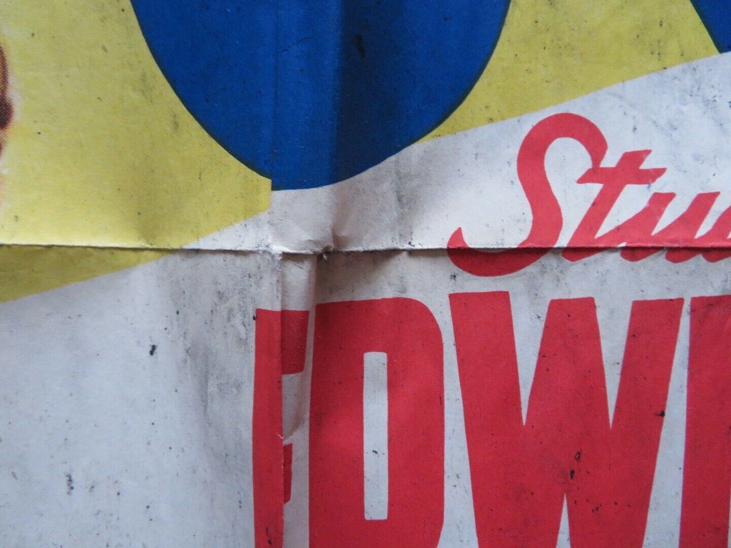 THE HONEYMOON'S OVER FOLDED US ONE SHEET POSTER STUART ERWIN M. WEAVER 1939 - Rendezvous Cinema