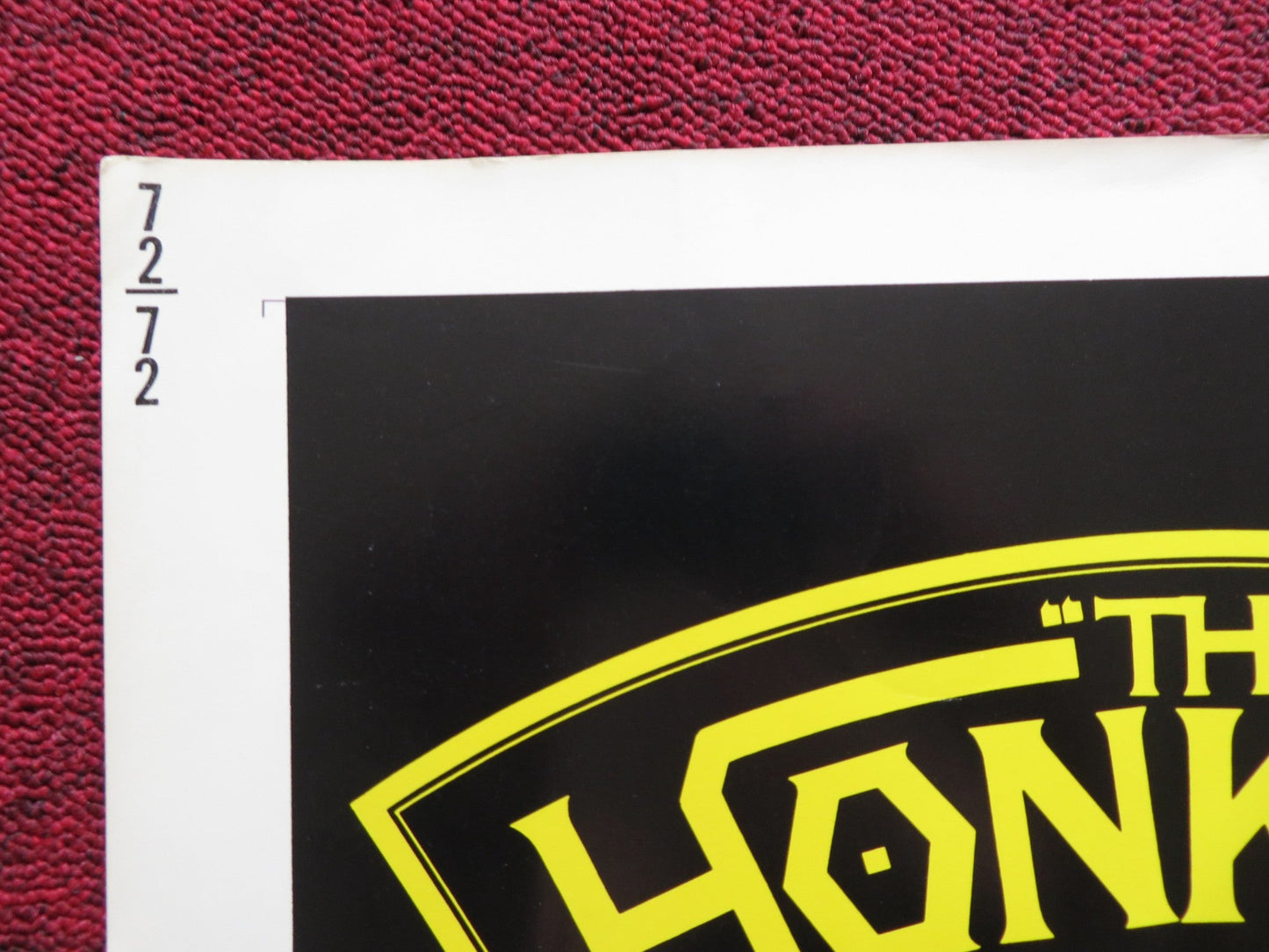 THE HONKERS US HALF SHEET (22"x 28") POSTER JAMES COBURN LOIS NETTLETON 1972 Rendezvous Cinema Movie posters