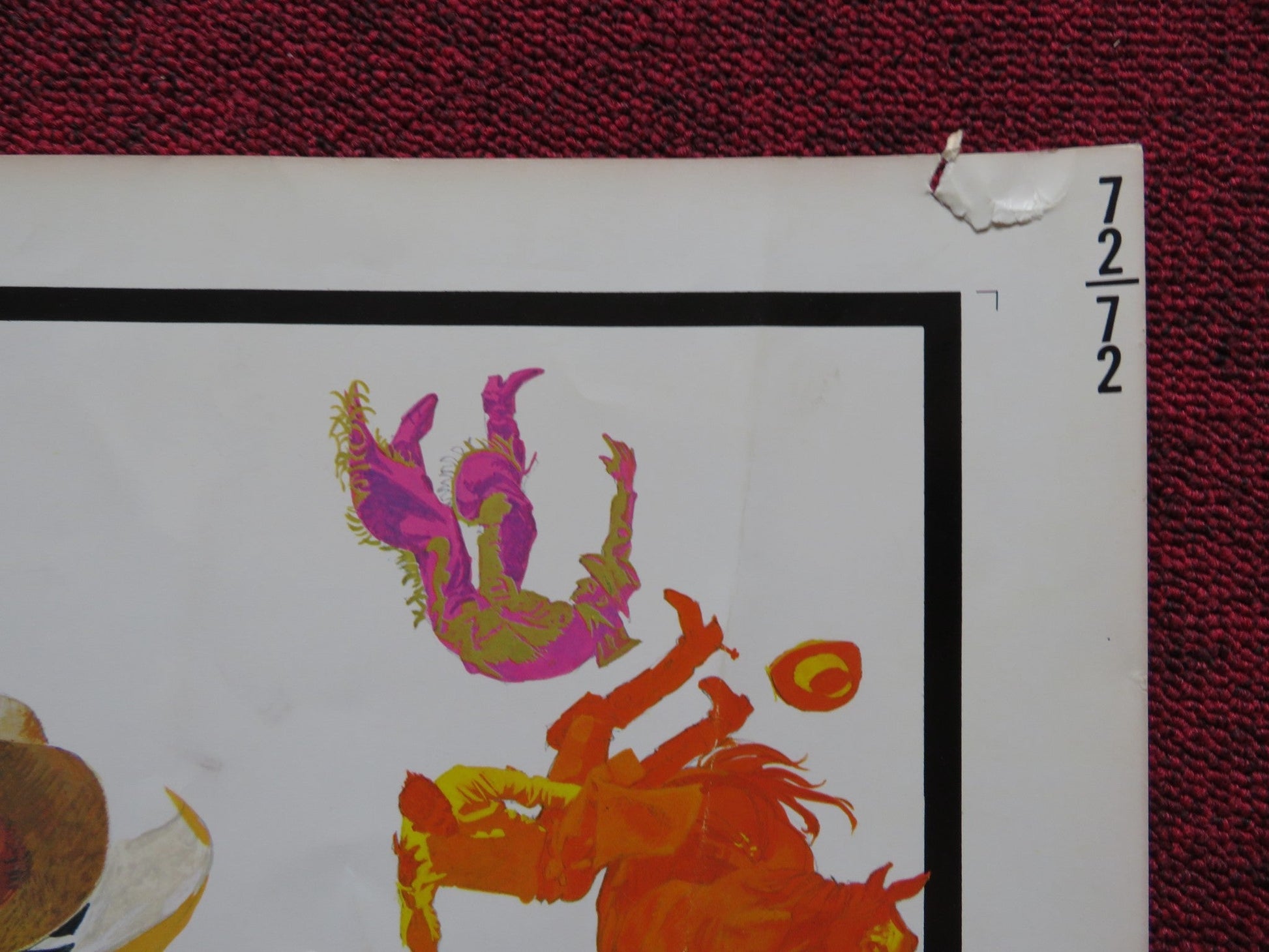 THE HONKERS US HALF SHEET (22"x 28") POSTER JAMES COBURN LOIS NETTLETON 1972 Rendezvous Cinema Movie posters