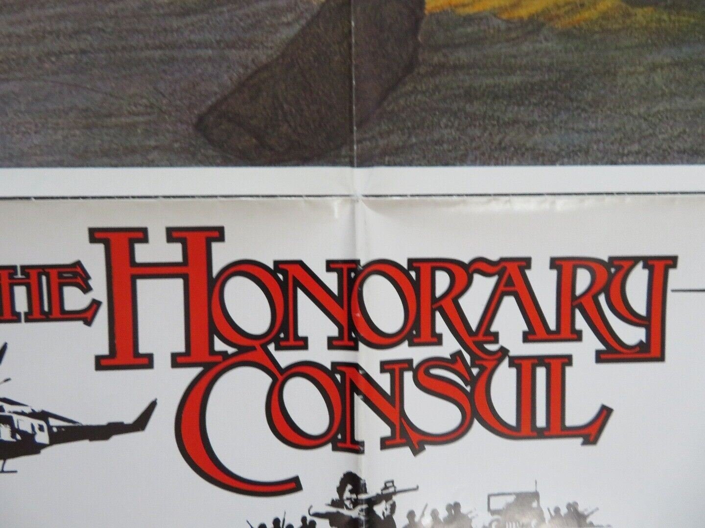 THE HONORARY CONSUL /Beyond the Limit FOLDED US ONE SHEET POSTER 1983 Movie posters