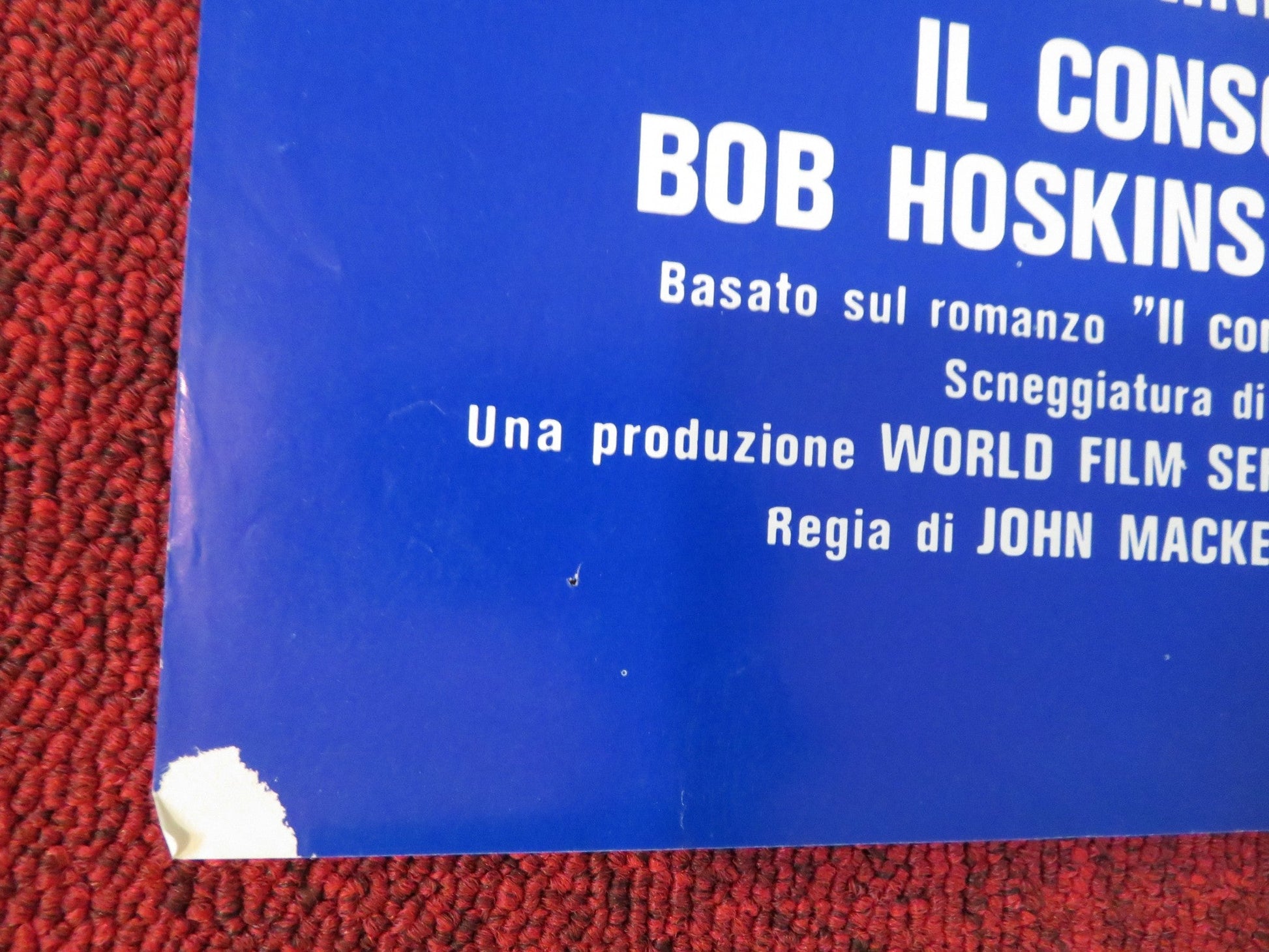 THE HONORARY CONSUL - C ITALIAN FOTOBUSTA POSTER MICHAEL CAINE RICHARD GERE 1983 Rendezvous Cinema Movie posters