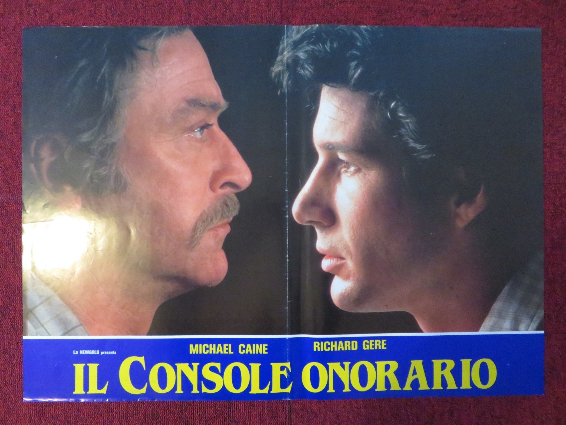 THE HONORARY CONSUL - D ITALIAN FOTOBUSTA POSTER MICHAEL CAINE RICHARD GERE 1983 Rendezvous Cinema Movie posters