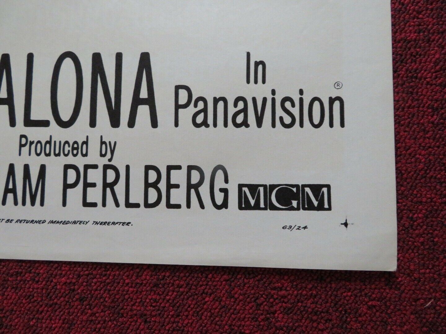 THE HOOK US ONE SHEET POSTER KIRK DOUGLAS ROBERT WALKER JR. 1962 Movie posters