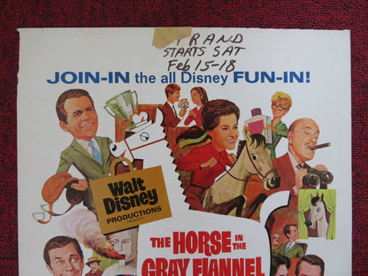 THE HORSE IN THE GRAY FLANNEL SUIT WINDOW CARD (14"x 22") POSTER DISNEY 1968 Rendezvous Cinema Movie posters