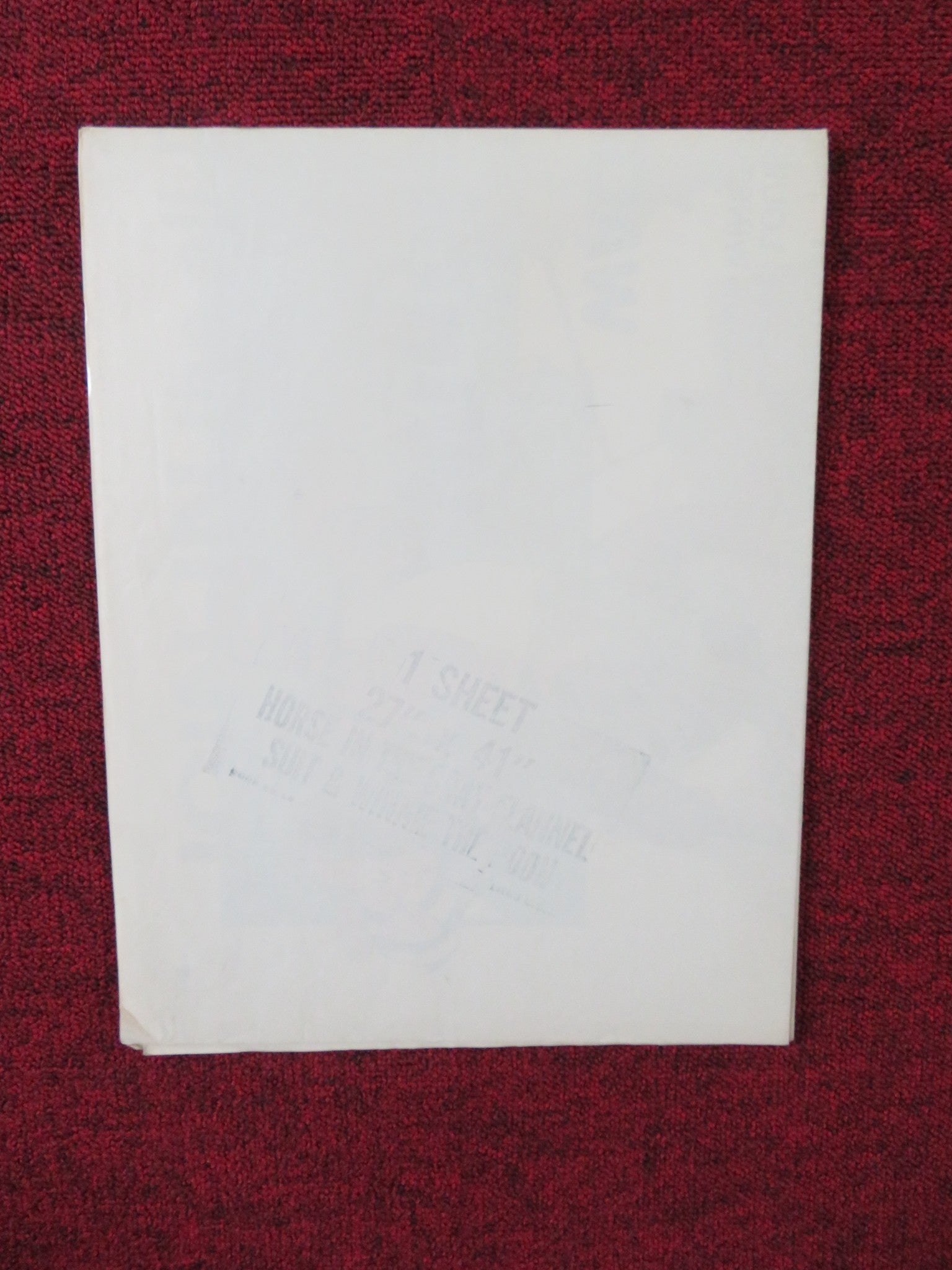 THE HORSE IN THE GRAY FLANNEL SUIT / WINNIE THE POOH FOLDED US ONE SHEET POSTER Rendezvous Cinema Movie posters