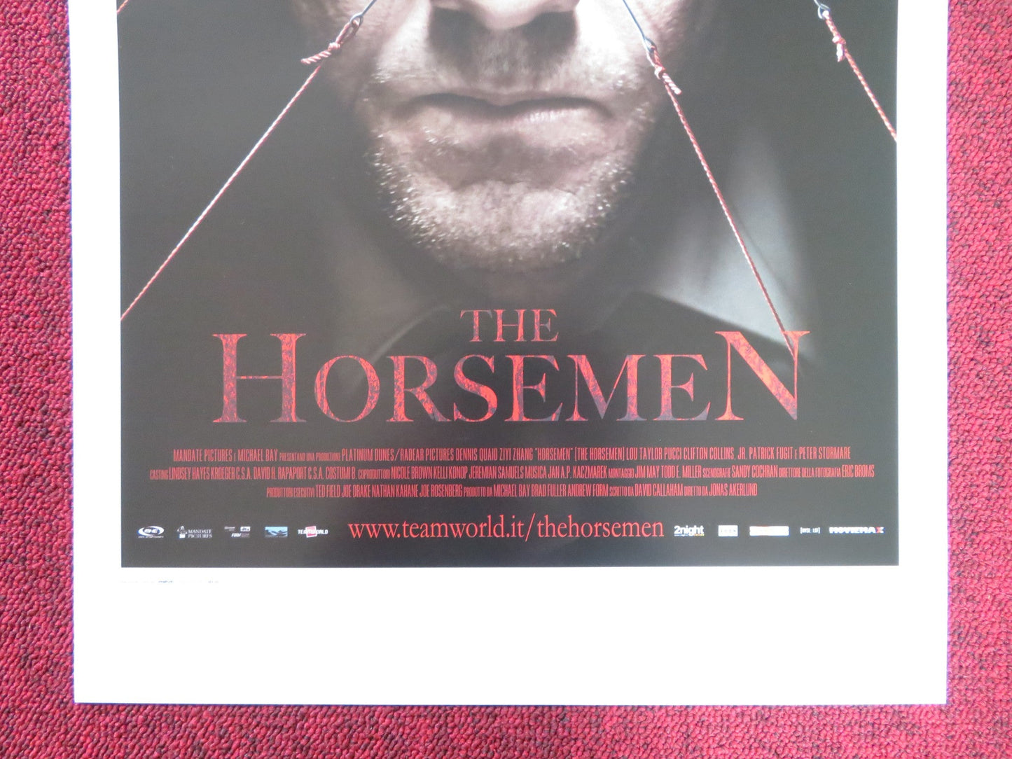 THE HORSEMEN ITALIAN LOCANDINA POSTER DENNIS QUAID ZIYI ZHANG 2009 Rendezvous Cinema Movie posters