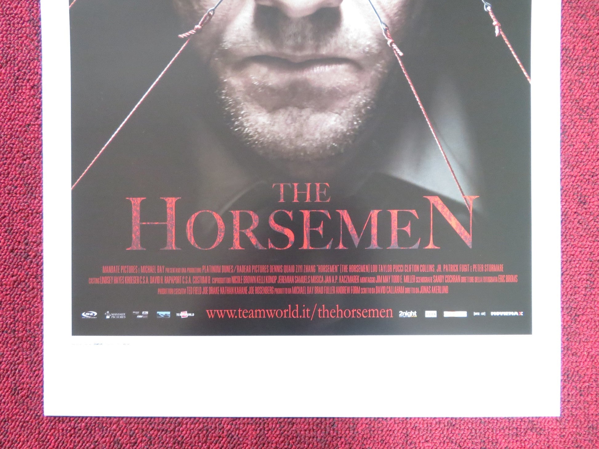 THE HORSEMEN ITALIAN LOCANDINA POSTER DENNIS QUAID ZIYI ZHANG 2009 Rendezvous Cinema Movie posters