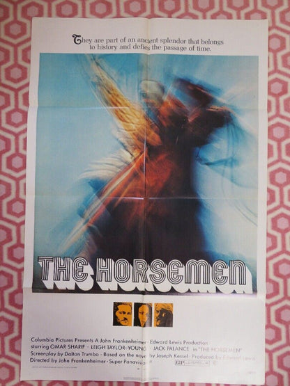 THE HORSEMEN US ONE SHEET POSTER OMAR SHARIF LEIGH TAYLOR - YOUNG 1971 Movie posters