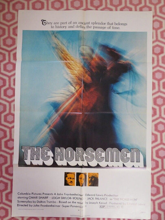 THE HORSEMEN US ONE SHEET POSTER OMAR SHARIF LEIGH TAYLOR - YOUNG 1971 Movie posters