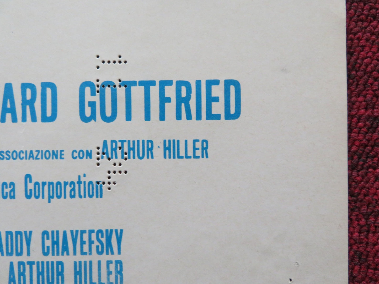 THE HOSPITAL ITALIAN LOCANDINA POSTER GEORGEC. SCOTT DIANA RIG 1971 Rendezvous Cinema Movie posters