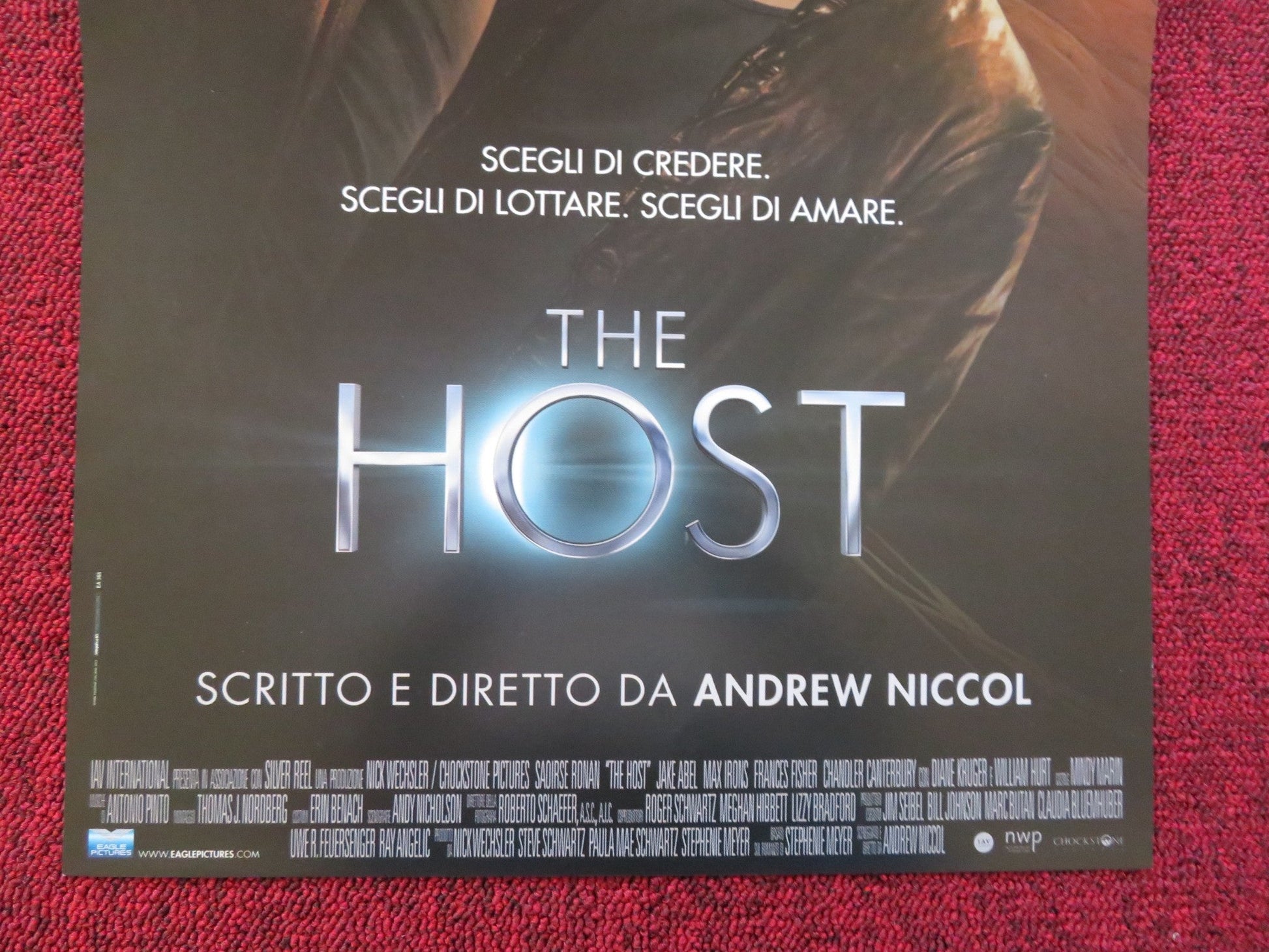 THE HOST ITALIAN LOCANDINA POSTER SAOIRSE RONAN JAKE ABEL 2013 Rendezvous Cinema Movie posters
