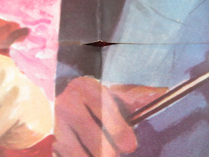 THE HOUR OF 13 FOLDED US ONE SHEET POSTER PETER LAWFORD DAWN ADDAMS 1952 Rendezvous Cinema Movie posters