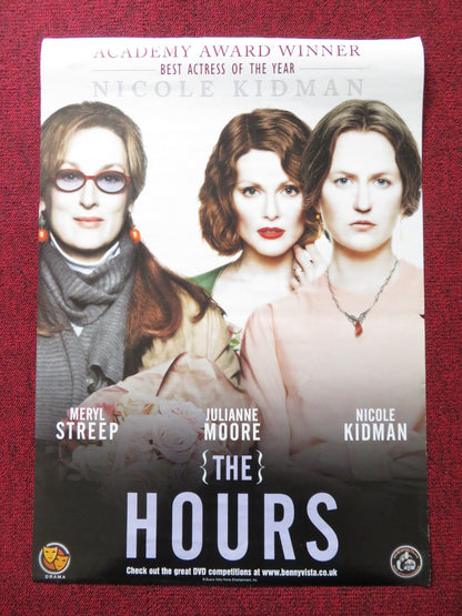THE HOURS VHS VIDEO POSTER NICOLE KIDMAN MERYL STREEP 2002 Rendezvous Cinema Movie posters