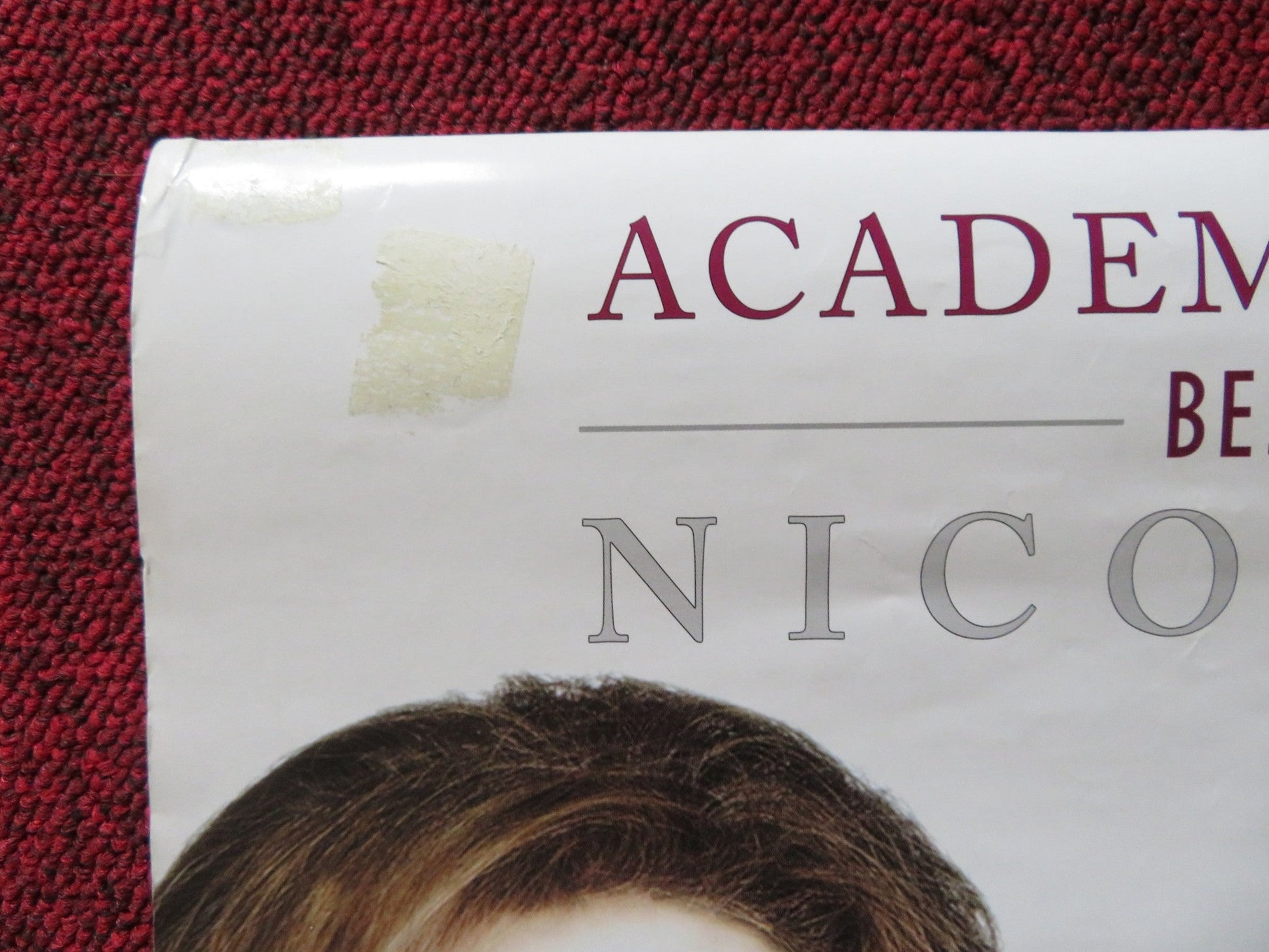 THE HOURS VHS VIDEO POSTER NICOLE KIDMAN MERYL STREEP 2002 Rendezvous Cinema Movie posters