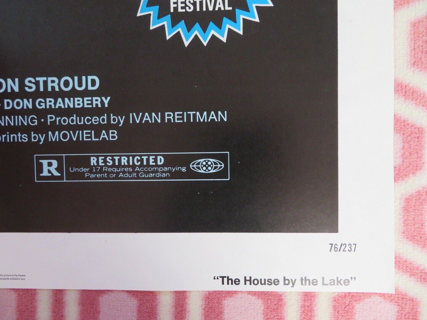 THE HOUSE BY THE LAKE FOLDED US ONE SHEET POSTER BRENDA VACCARO 1977 Movie posters