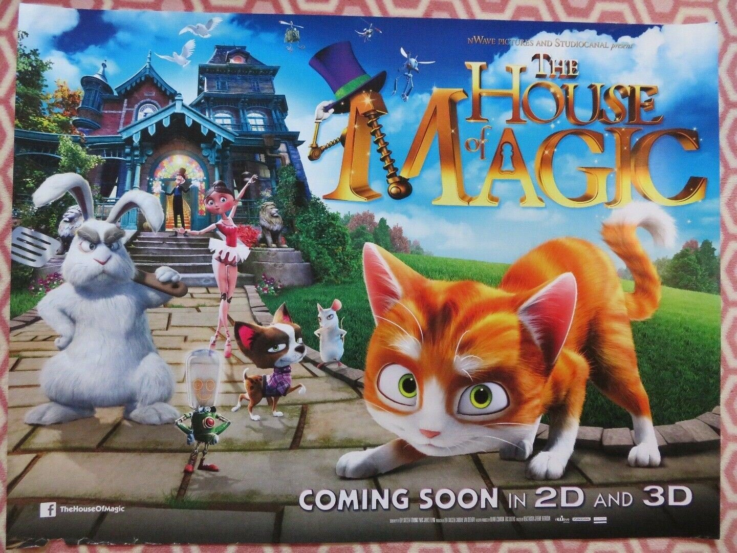 THE HOUSE OF MAGIC QUAD (30"x 40") ROLLED POSTER 2013 Movie posters