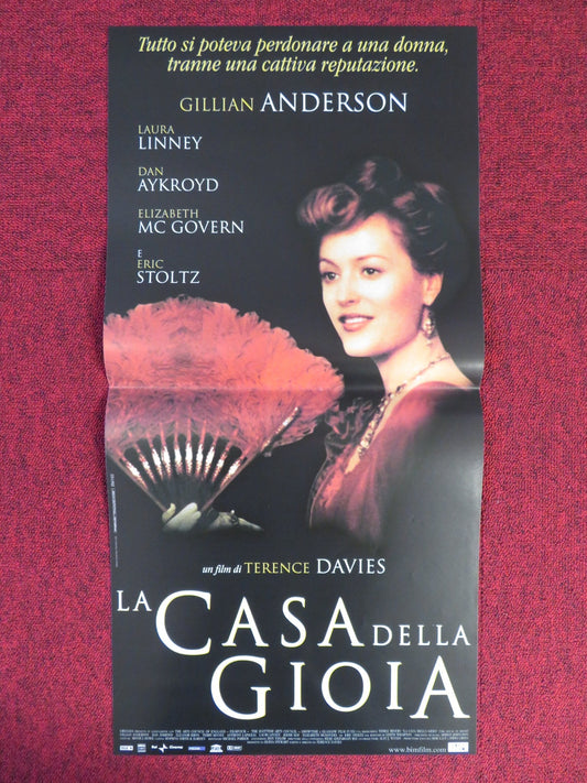 THE HOUSE OF MIRTH ITALIAN LOCANDINA POSTER GILLIAN ANDERSON LAURA LINNEY 2000 Rendezvous Cinema Movie posters