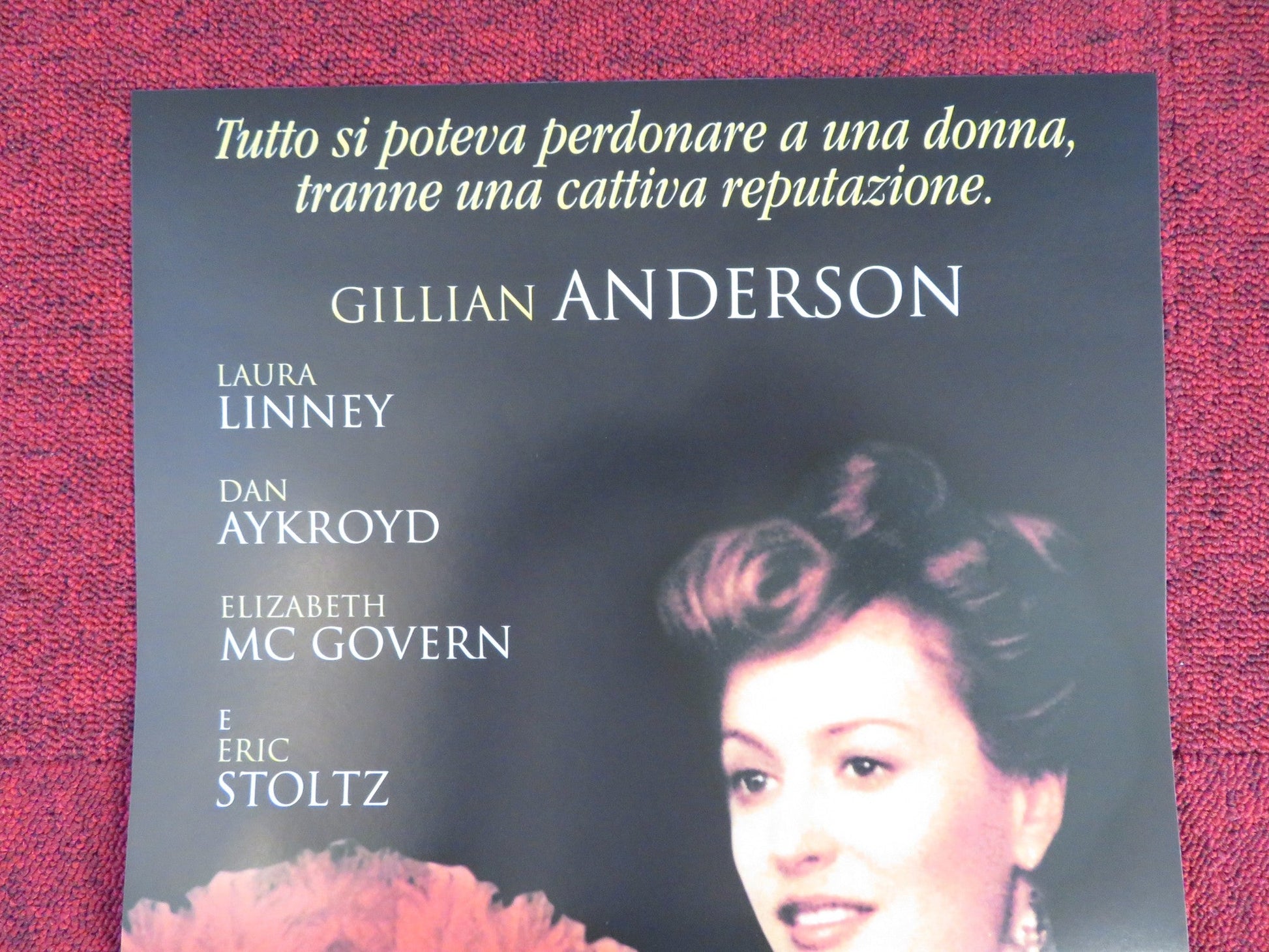 THE HOUSE OF MIRTH ITALIAN LOCANDINA POSTER GILLIAN ANDERSON LAURA LINNEY 2000 Rendezvous Cinema Movie posters