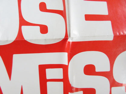 THE HOUSE OF MISSING GIRLS FOLDED US ONE SHEET POSTER ANNA GAEL HANS MEYER 1971 Rendezvous Cinema Movie posters