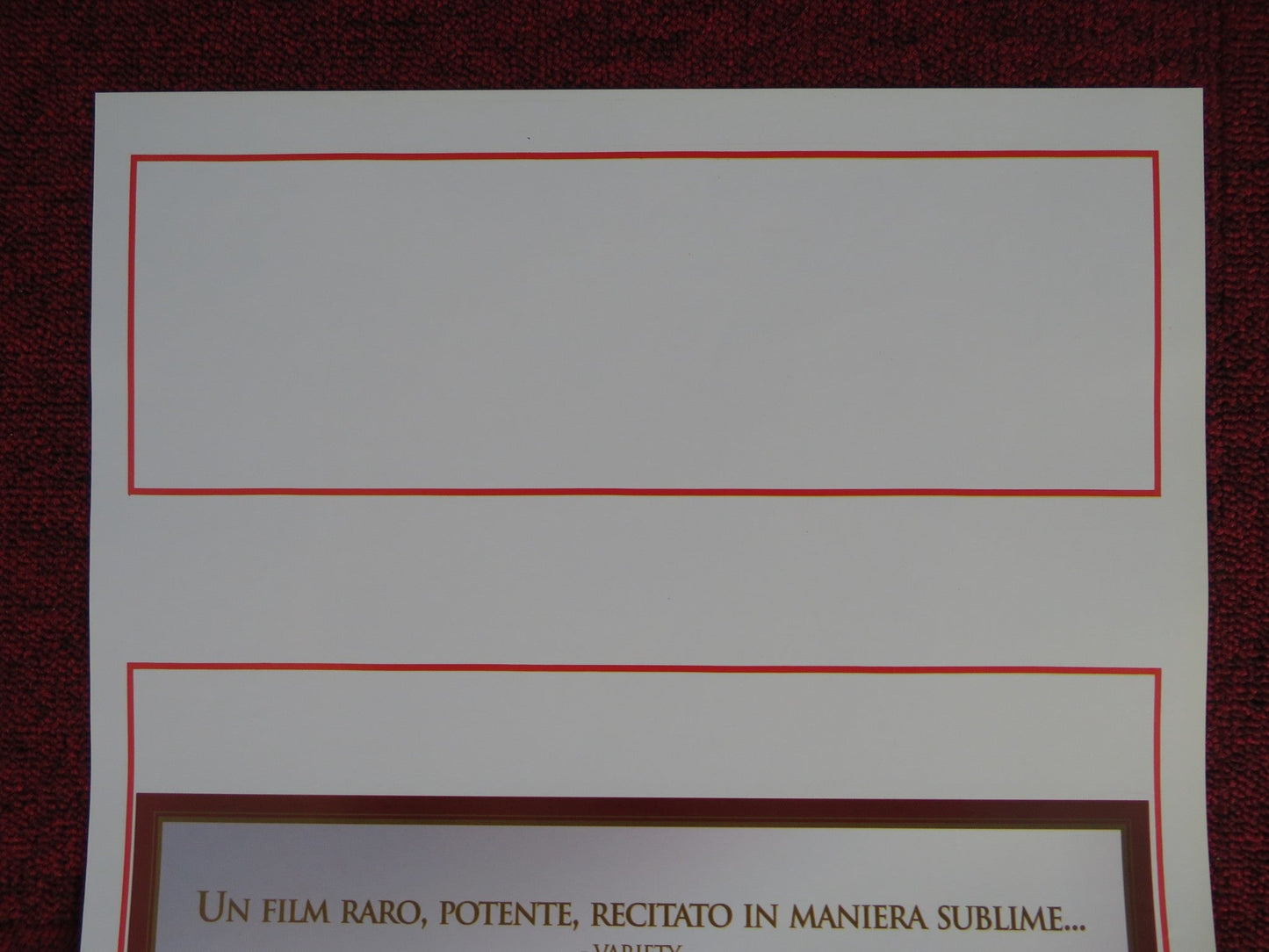 THE HOUSE OF SAND AND FOG ITALIAN LOCANDINA POSTER BEN KINGSLEY J. CONNELLY 2003 Rendezvous Cinema Movie posters