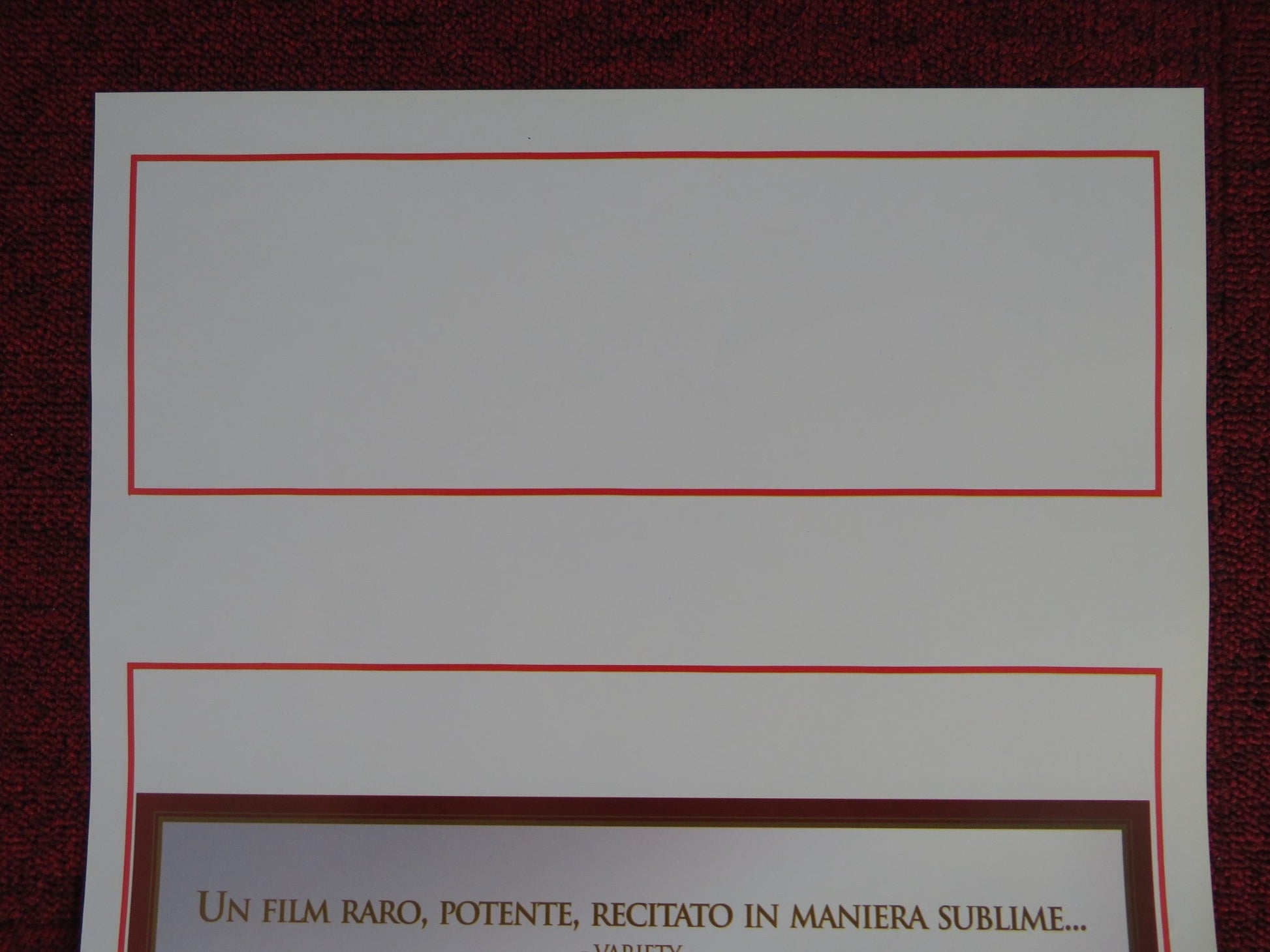 THE HOUSE OF SAND AND FOG ITALIAN LOCANDINA POSTER BEN KINGSLEY J. CONNELLY 2003 Rendezvous Cinema Movie posters