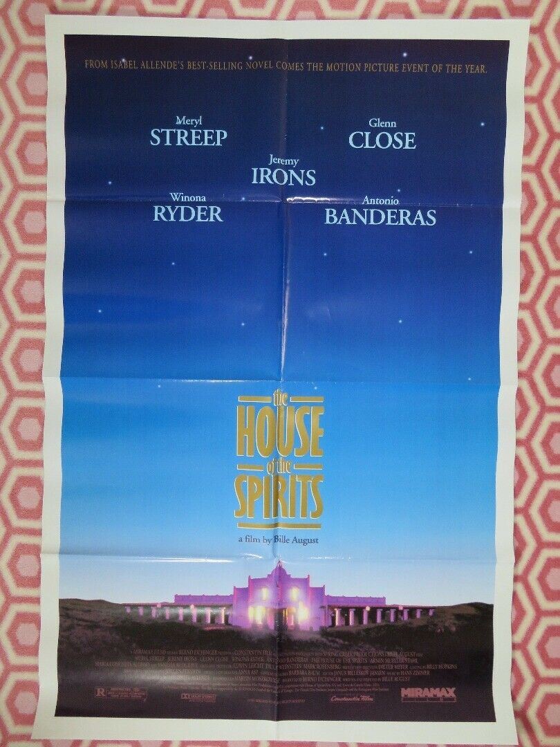 THE HOUSE OF THE SPIRITS ONE SHEET POSTER MERYL STREEP GLEN CLOSE '93 Movie posters