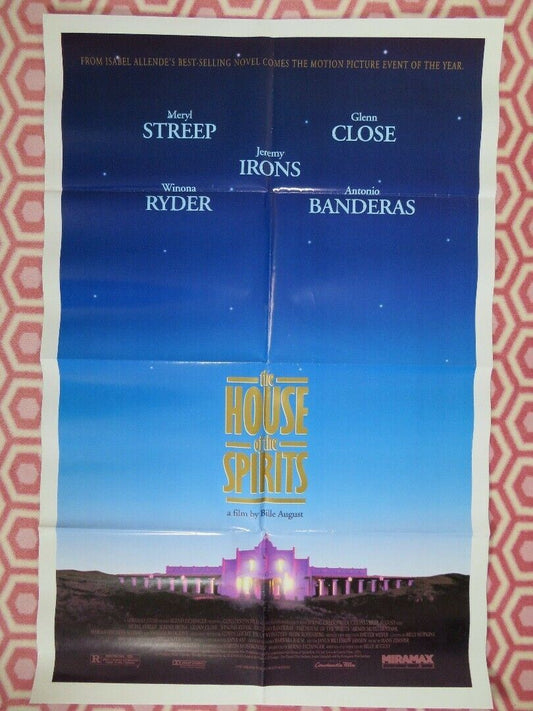 THE HOUSE OF THE SPIRITS ONE SHEET POSTER MERYL STREEP GLEN CLOSE '93 Movie posters