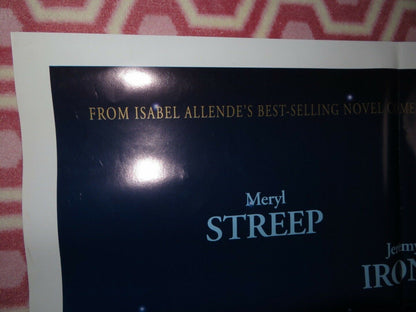 THE HOUSE OF THE SPIRITS ONE SHEET POSTER MERYL STREEP GLEN CLOSE '93 Movie posters